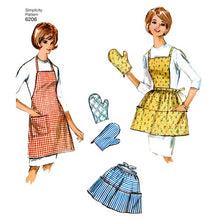 Load image into Gallery viewer, 1960's Reproduction Sewing Pattern: Simplicity 6206