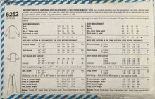 Load image into Gallery viewer, 1984 Vintage Sewing Pattern: Simplicity 6252