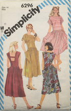Load image into Gallery viewer, 1984 Vintage Sewing Pattern: Simplicity 6296
