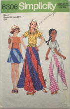 Load image into Gallery viewer, 1974 Vintage Sewing Pattern: Simplicity 6306