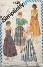 Load image into Gallery viewer, 1984 Vintage Sewing Pattern: Simplicity 6338