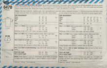 Load image into Gallery viewer, 1984 Vintage Sewing Pattern: Simplicity 6478