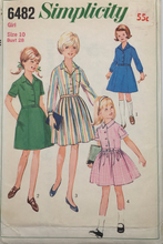 Load image into Gallery viewer, 1966 Vintage Sewing Pattern: Simplicity  6482