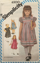 Load image into Gallery viewer, 1984 Vintage Sewing Pattern: Simplicity 6500
