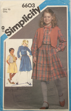 Load image into Gallery viewer, 1984 Vintage Sewing Pattern: Simplicity 6603
