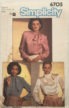 Load image into Gallery viewer, 1985 Vintage Sewing Pattern: Simplicity 6705