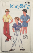 Load image into Gallery viewer, 1984 Vintage Sewing Pattern: Simplicity 6731
