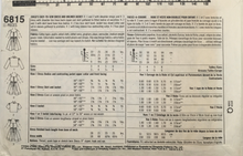 Load image into Gallery viewer, 1985 Vintage Sewing Pattern: Simplicity 6815