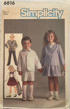 Load image into Gallery viewer, 1985 Vintage Sewing Pattern: Simplicity 6816