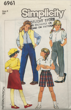 Load image into Gallery viewer, 1985 Vintage Sewing Pattern: Simplicity 6961