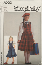Load image into Gallery viewer, 1985 Vintage Sewing Pattern: Simplicity 7003