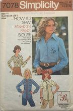 Load image into Gallery viewer, 1978 Vintage Sewing Pattern: Simplicity 7078