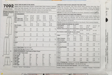 Load image into Gallery viewer, 2002 Sewing Pattern: Simplicity 7092