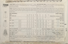 Load image into Gallery viewer, 1985 Vintage Sewing Pattern: Simplicity 7098