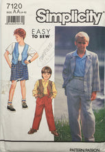Load image into Gallery viewer, 1990 Vintage Sewing Pattern: Simplicity 7120