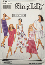Load image into Gallery viewer, 1991 Vintage Sewing Pattern: Simplicity 7162