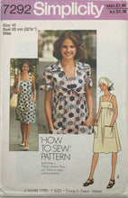 Load image into Gallery viewer, 1976 Vintage Sewing Pattern: Simplicity 7292
