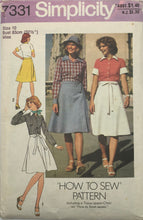 Load image into Gallery viewer, 1977 Vintage Sewing Pattern: Simplicity 7331