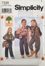 Load image into Gallery viewer, 1996 Vintage Sewing Pattern: Simplicity 7339
