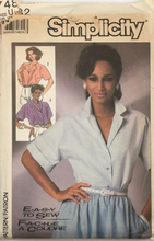 Load image into Gallery viewer, 1986 Vintage Sewing Pattern: Simplicity 7482