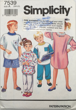 Load image into Gallery viewer, 1991 Vintage Sewing Pattern: Simplicity 7539