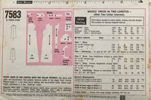 Load image into Gallery viewer, 1968 Vintage Sewing Pattern: Simplicity 7583