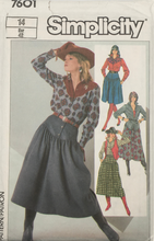 Load image into Gallery viewer, 1986 Vintage Sewing Pattern: Simplicity 7601