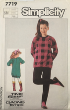 Load image into Gallery viewer, 1986 Vintage Sewing Pattern: Simplicity 7719