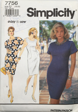 Load image into Gallery viewer, 1992 Vintage Sewing Pattern: Simplicity 7756