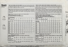 Load image into Gallery viewer, 1992 Vintage Sewing Pattern: Simplicity 7845