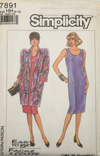 Load image into Gallery viewer, 1986 Vintage Sewing Pattern: Simplicity 7891