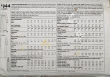 Load image into Gallery viewer, 1990’s Vintage Sewing Pattern: Simplicity 7944