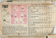 Load image into Gallery viewer, 1968 Vintage Sewing Pattern: Simplicity 7967
