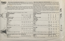 Load image into Gallery viewer, 1987 Vintage Sewing Pattern: Simplicity 7982