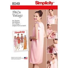 Load image into Gallery viewer, 1960’s Reproduction Sewing Pattern: Simplicity 8049
