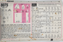 Load image into Gallery viewer, 1969 Vintage Sewing Pattern: Simplicity 8075