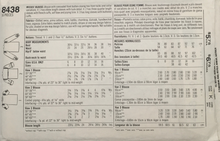 Load image into Gallery viewer, 1987 Vintage Sewing Pattern: Simplicity 8438