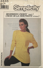 Load image into Gallery viewer, 1987 Vintage Sewing Pattern: Simplicity 8445