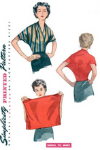 Load image into Gallery viewer, 1950’s Reproduction Sewing Pattern: Simplicity 8452