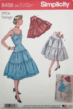 Load image into Gallery viewer, 1950’s Reproduction Sewing Pattern: Simplicity 8456