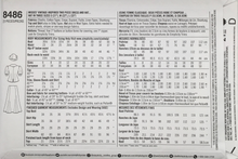 Load image into Gallery viewer, 2017 Sewing Pattern: Simplicity 8486