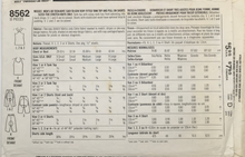 Load image into Gallery viewer, 1988 Vintage Sewing Pattern: Simplicity 8562