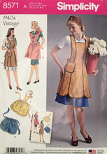 Load image into Gallery viewer, 1940's Reproduction Vintage Sewing Pattern: Simplicity 8571