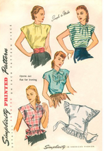 Load image into Gallery viewer, 1940's Sewing Pattern: Simplicity 8593
