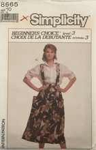 Load image into Gallery viewer, 1988 Vintage Sewing Pattern: Simplicity 8665
