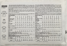 Load image into Gallery viewer, 1993 Vintage Sewing Pattern: Simplicity 8688