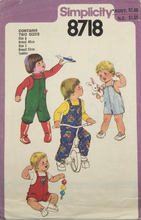 Load image into Gallery viewer, 1980 Vintage Sewing Pattern: Simplicity 8718