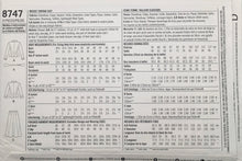 Load image into Gallery viewer, 1950’s Reproduction Sewing Pattern: Simplicity 8747