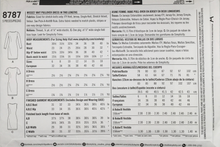 Load image into Gallery viewer, 2018 Sewing Pattern: Simplicity 8787