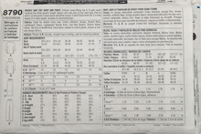 Load image into Gallery viewer, 1999 Vintage Sewing Pattern: Simplicity 8790